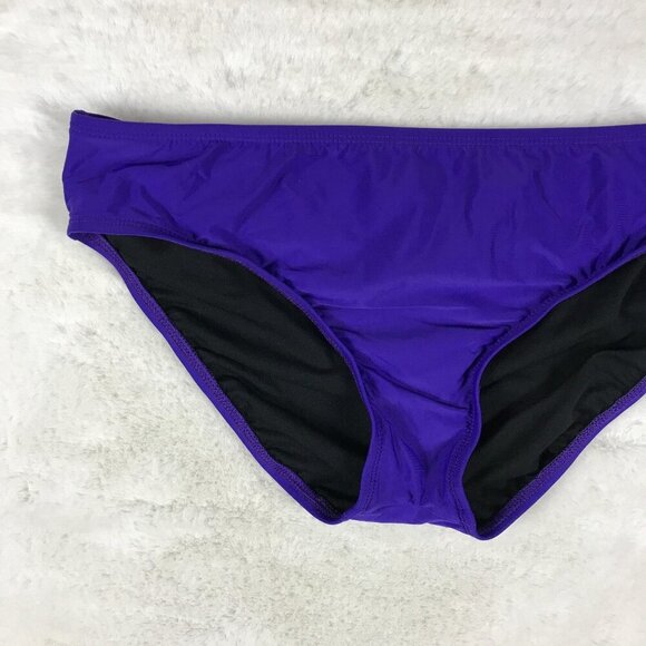 ATHENA Solid Purple Bikini Bottoms NEW Size 6 - Picture 2 of 6